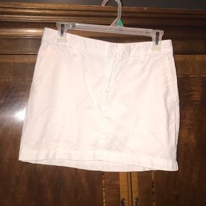 Gap white mini skirt